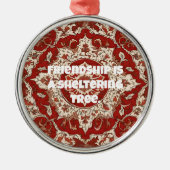Geschenke für Freunde Persischer Tiles Ornament Aus Metall (Vorne)