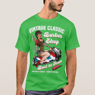 Geschenke für Friseur Mens Haare Barb T-Shirt