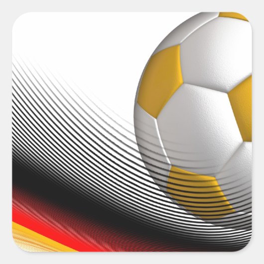 Geschenke für Fußball-Liebhaber Quadratischer Aufkleber (Vorderseite)