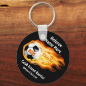 Geschenke für Fußball-Schiedsrichter oder -Trainer Schlüsselanhänger (Vorderseite)