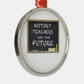 GESCHENKE FÜR GESCHICHTSlehrer Ornament Aus Metall (Rechts)