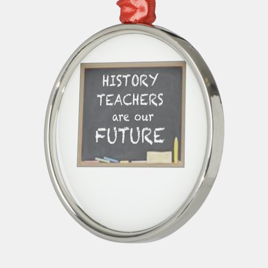 GESCHENKE FÜR GESCHICHTSlehrer Ornament Aus Metall (Links)