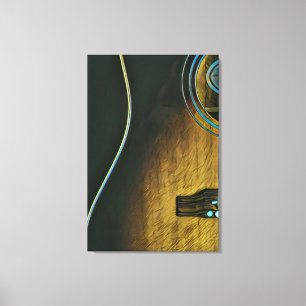 Geschenke für Gitarrenliebhaber Leinwanddruck