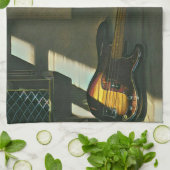 Geschenke für Gitarrenspieler Geschirrtuch (Gefaltet)