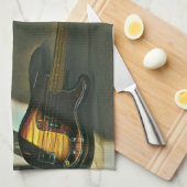 Geschenke für Gitarrenspieler Geschirrtuch (Viertel Falte)