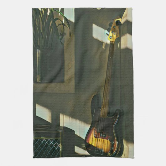 Geschenke für Gitarrenspieler Geschirrtuch (Vertikal)