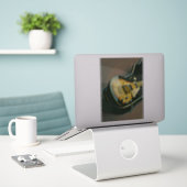 Geschenke für Gitarrist Aufkleber (Laptop auf Schreibtisch)