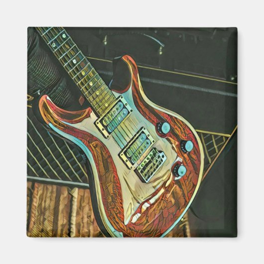 Geschenke für Gitarrist Magnet (Vorne)