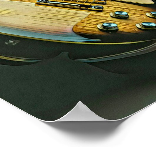 Geschenke für Gitarrist Poster (Ecke)