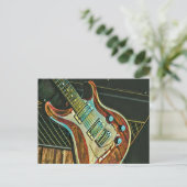 Geschenke für Gitarrist Postkarte (Stehend Vorderseite)