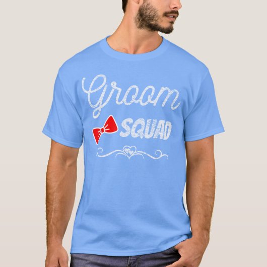 Geschenke für Groommaid Best Friends Groom Squad F T-Shirt (Vorderseite)