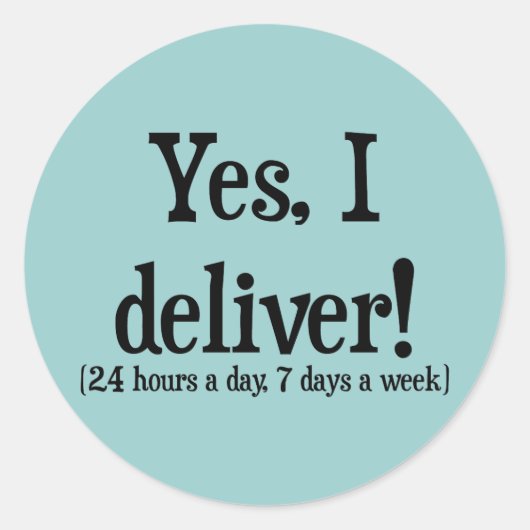 Geschenke für Hebammen und OB Runder Aufkleber (Vorderseite)