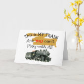 Geschenke für historische Züge - Unglaublich witzi Karte (Gelbe Blume)