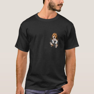 Geschenke für Hundebesitzer Beagle in der Tasche L T-Shirt