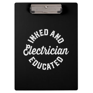 Geschenke für Inmed und Electrician Klemmbrett