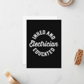 Geschenke für Inmed und Electrician Mitteilungskarte (Vorderseite/Rückseite Beispiel)