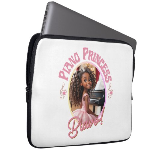 Geschenke für Jungen, die Liebe haben, Klavier zu Laptopschutzhülle (Vorne Rechts)