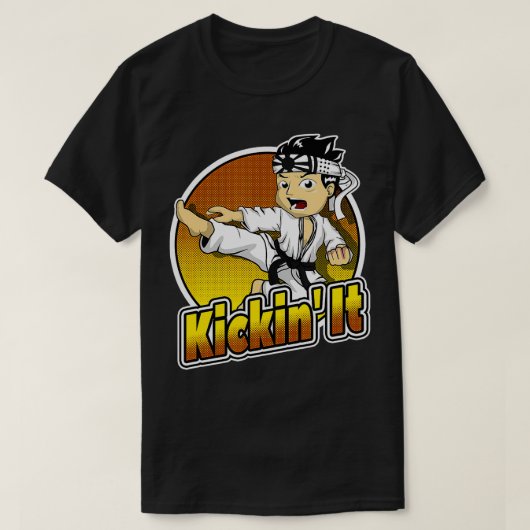 Geschenke für Kampfkunst Karate für Boys Kickin It T-Shirt (Design vorne)