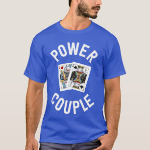 Geschenke für Kartenspieler Frauen Power Couple Ki T-Shirt