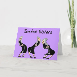 Geschenke für katholische Nonnen mit "Twisted Sist Karte