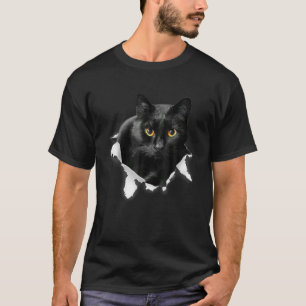 Geschenke für Katzenklumpen aus schwarzem Kat, Vat T-Shirt