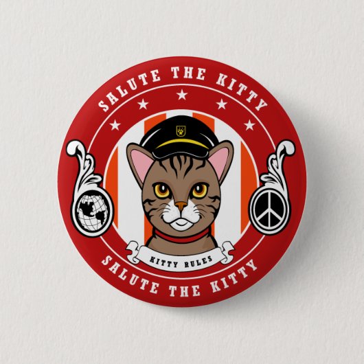 Geschenke für Katzenliebhaber Button (Vorderseite)