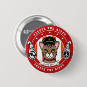 Geschenke für Katzenliebhaber Button (Vorne & Hinten)