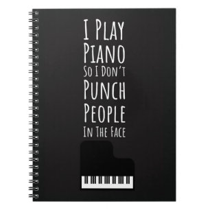 Geschenke für Klavierliebhaber Pianist Musik Keybo Notizblock