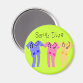 Geschenke für Krankenpfleger oder medizinisches Sc Magnet (Vorderseite/Rückseite)