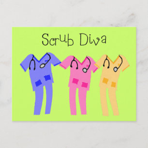 Geschenke für Krankenpfleger oder medizinisches Sc Postkarte