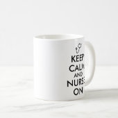 Geschenke für Krankenschwestern behalten Ruhe und Kaffeetasse (VorderseiteRechts)