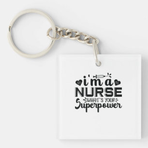 Geschenke für Krankenschwestern Ich bin eine Krank Schlüsselanhänger