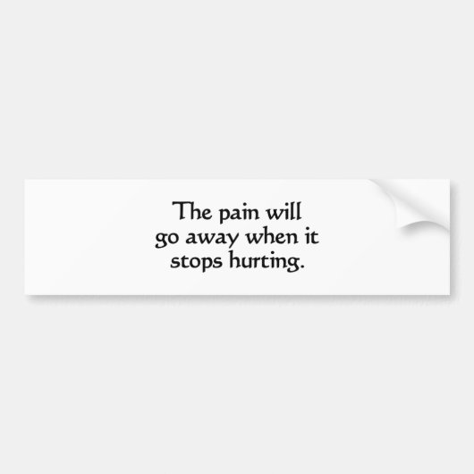 Geschenke für Krankenschwestern u. Patienten Autoaufkleber (Vorne)