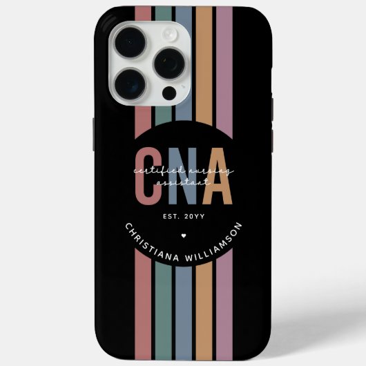 Geschenke für kundenspezifische CNA Retro zertifiz Case-Mate iPhone Hülle (Rückseite)