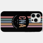 Geschenke für kundenspezifische CNA Retro zertifiz Case-Mate iPhone Hülle (Rückseite (Horizontal))