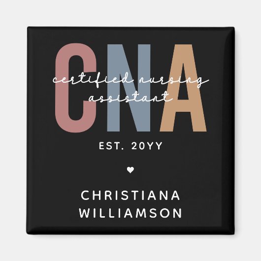 Geschenke für kundenspezifische CNA Retro zertifiz Magnet (Vorne)