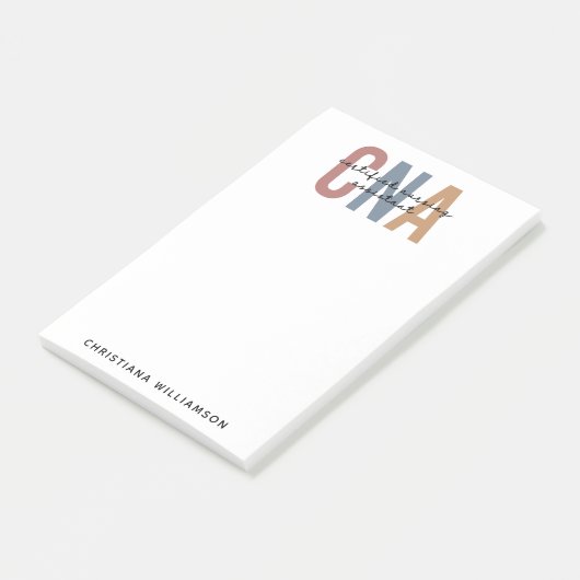 Geschenke für kundenspezifische CNA Retro zertifiz Post-it Klebezettel (angewinkelt)