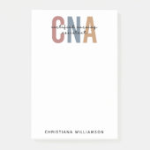 Geschenke für kundenspezifische CNA Retro zertifiz Post-it Klebezettel (Vorderseite)