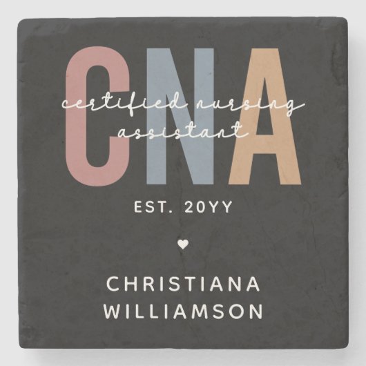 Geschenke für kundenspezifische CNA Retro zertifiz Steinuntersetzer (Vorderseite)