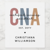 Geschenke für kundenspezifische CNA Retro zertifiz Weinetikett (Einzelnes Label)