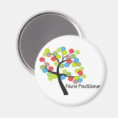 Geschenke für Künstlerisches Baumdesign für Kranke Magnet (Vorderseite/Rückseite)