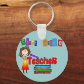Geschenke für Lehrer erster Klasse Schlüsselanhänger (Vorderseite)