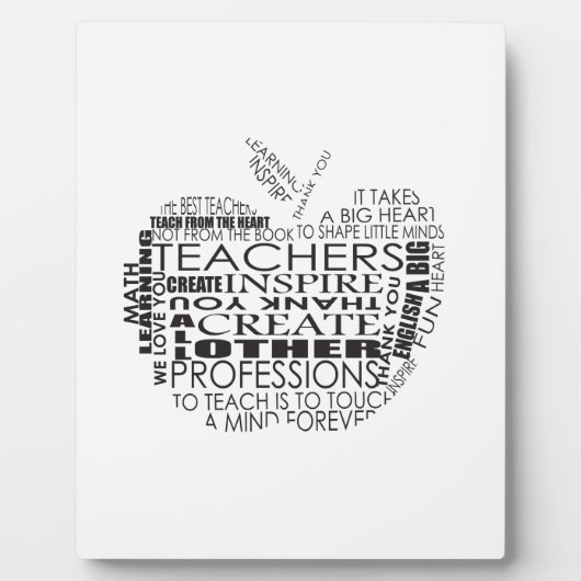 Geschenke für Lehrer Fotoplatte (Vorderseite)