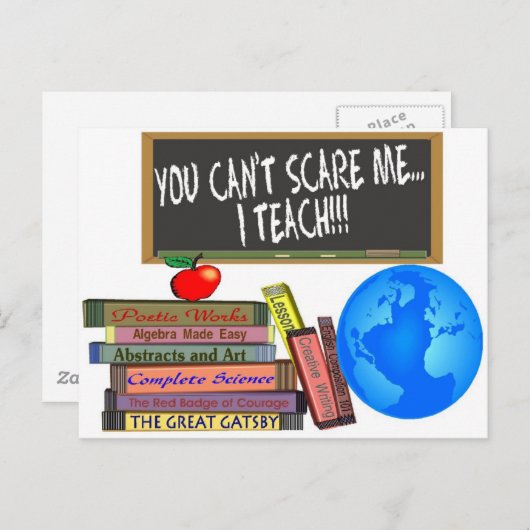 Geschenke für Lehrer Postkarte (Vorne/Hinten)