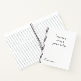 Geschenke für lustige Introvertierte, die üben, ei Notizblock