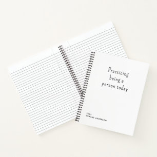 Geschenke für lustige Introvertierte, die üben, ei Notizblock