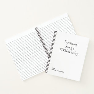 Geschenke für lustige Introvertierte, die üben, ei Notizblock