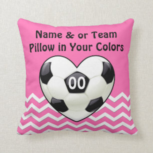 Geschenke für Mädchen-Fußball-Spieler, Ihren Te Kissen