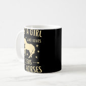Geschenke für Mädchen und Pferde Kaffeetasse (Vorderseite Links)