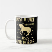 Geschenke für Mädchen und Pferde Kaffeetasse (Links)